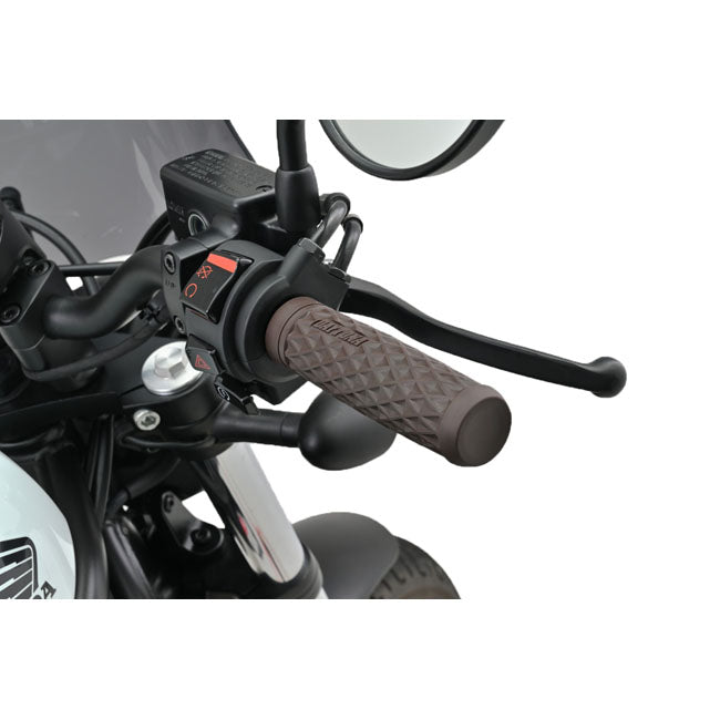 Daytona, 1" Grippy Grip set. GRID. Brown GRIPS Daytona
