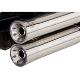 Falcon, Double groove Slip-ons exhaust Polished Full Exhaust System Falcon Exhaust
