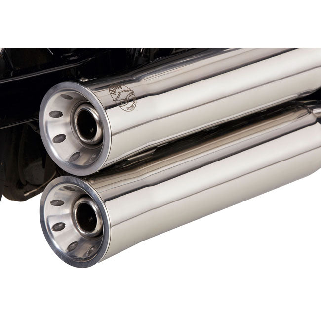 Falcon, Double groove Slip-ons exhaust Polished Full Exhaust System Falcon Exhaust