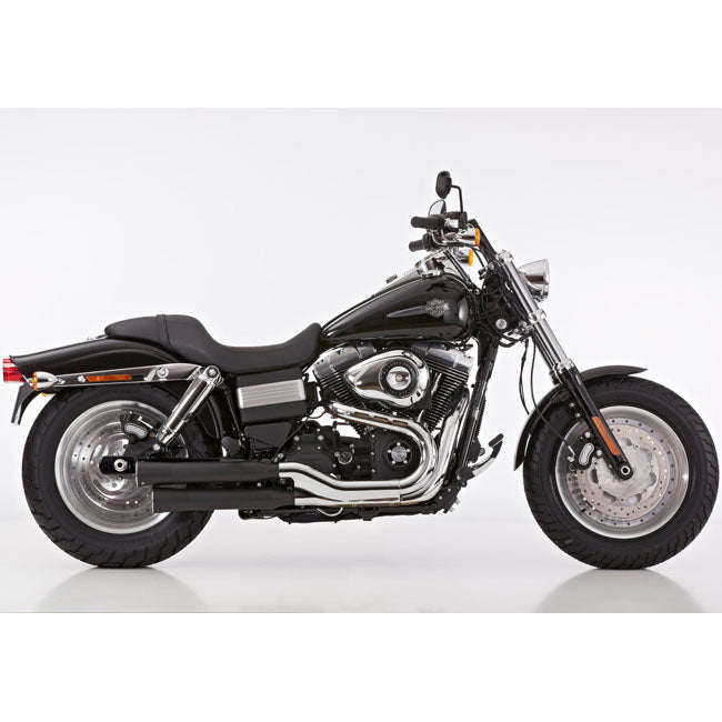 Falcon, Double groove Slip-ons exhaust Black Full Exhaust System Falcon Exhaust