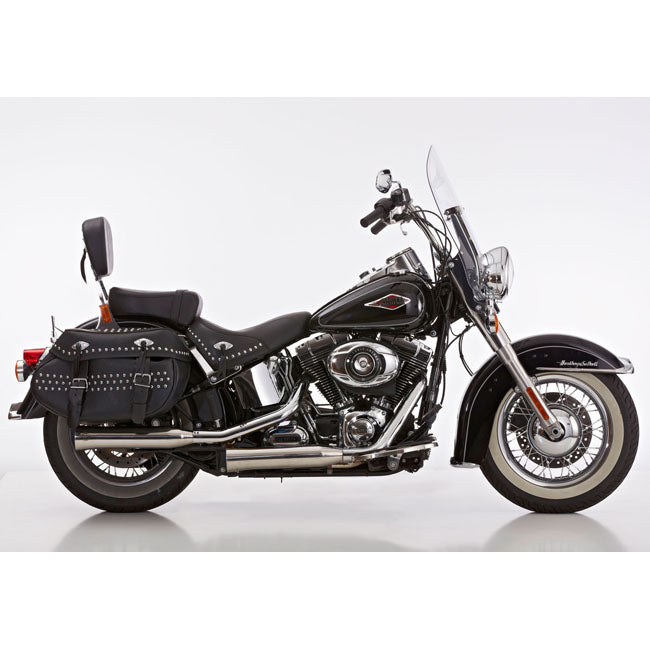 Falcon, Double groove Slip-ons exhaust Polished Full Exhaust System Falcon Exhaust