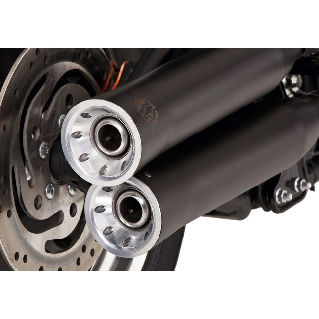 Falcon, Double groove Slip-ons exhaust Black Full Exhaust System Falcon Exhaust