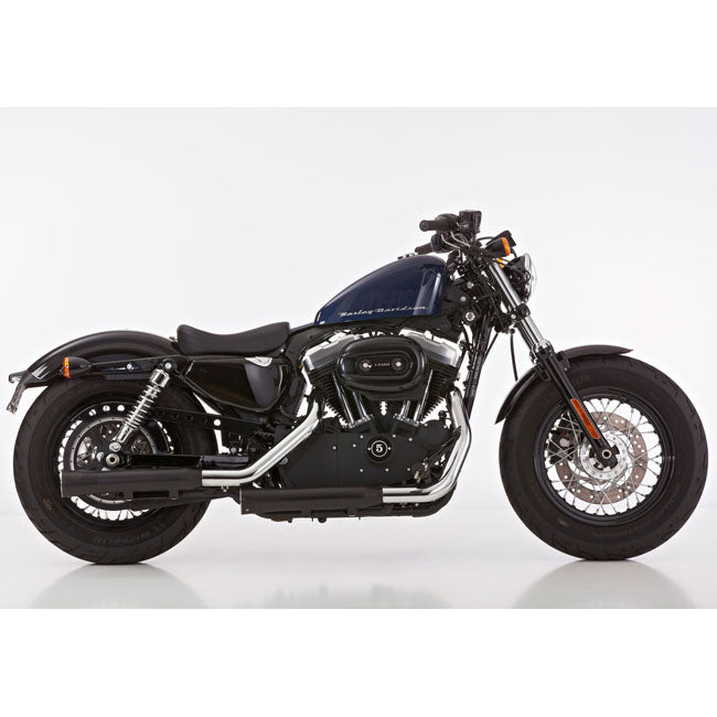 Falcon, Double groove Slip-ons exhaust Black Full Exhaust System Falcon Exhaust