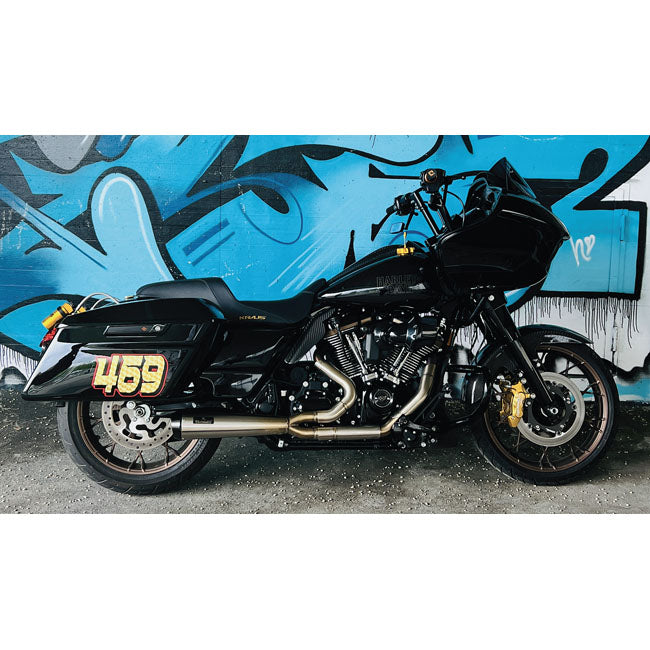 Malparidos 2-1 Exhaust System, Satin Race - 17-24 Touring Full Exhaust System Malparidos