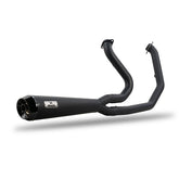 Malparidos 2-1 Exhaust System, Black - 86-99 Evo Softail & 88-94 FXR Full Exhaust System Malparidos