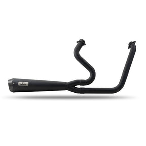Malparidos 2-1 Exhaust System, Black - 06-17 Dyna Full Exhaust System Malparidos