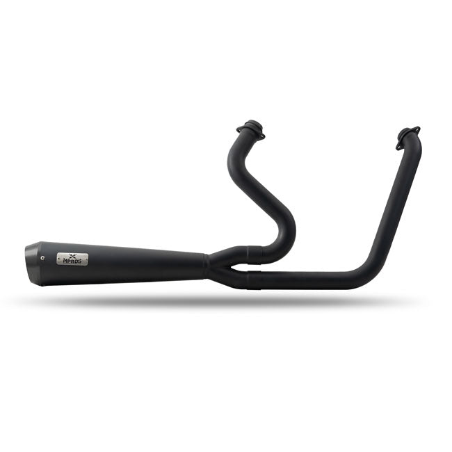 Malparidos 2-1 Exhaust System, Black - 06-17 Dyna Full Exhaust System Malparidos