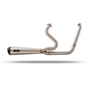 Malparidos 2-1 Exhaust System, Satin Race - 91-98 Dyna Full Exhaust System Malparidos