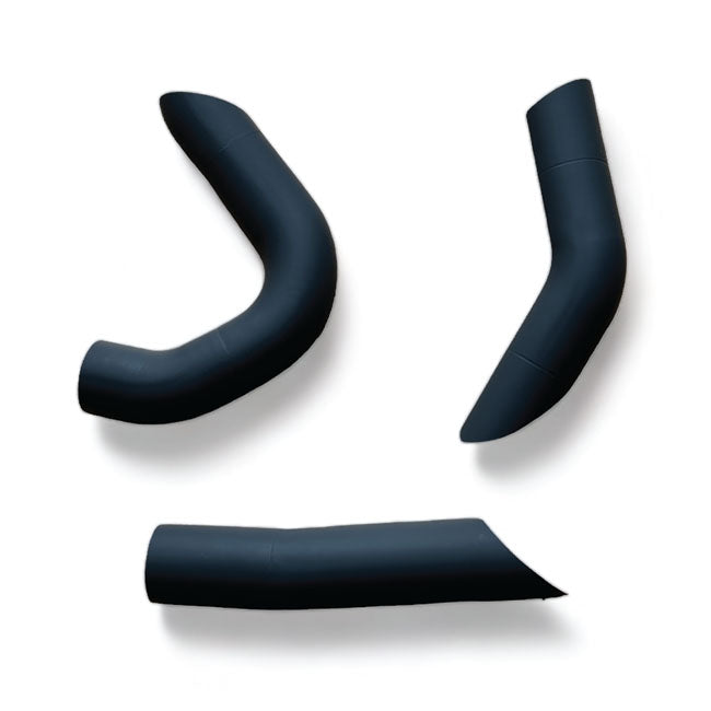 Malparidos, heats hields. Black. Stainless steel EXHAUST HEAT SHIELDS Malparidos