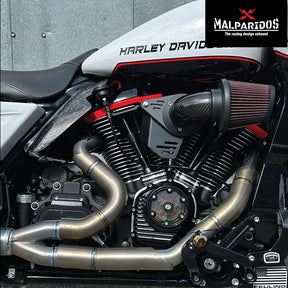 Malparidos Heat Shields, Titanium - 07-24 Touring Exhaust Heat Shields Malparidos