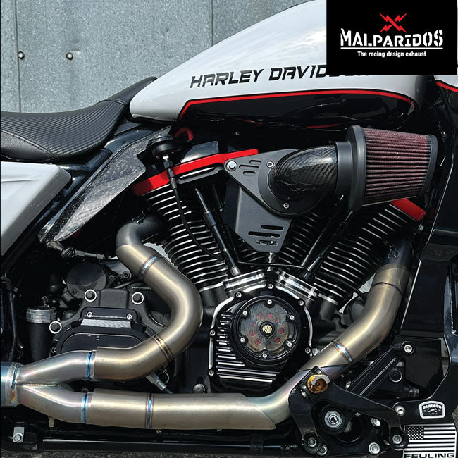 Malparidos Heat Shields, Titanium - 07-24 Touring Exhaust Heat Shields Malparidos