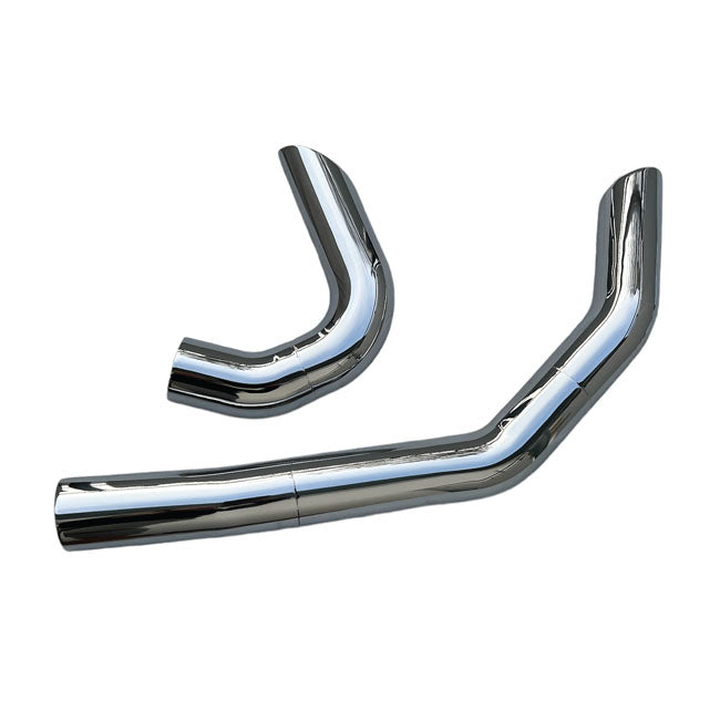 Malparidos Heat Shields, Polished - 07+ Softail Exhaust Heat Shields Malparidos