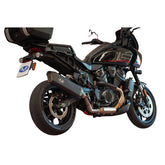 V Performance, Tourance slip-on muffler Pan America. Black EXHAUST SLIP-ONS AND MUFFLERS V Performance