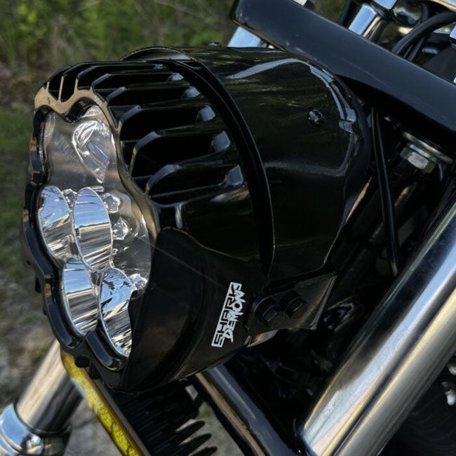 Custom Dynamics Shark Demon® Performance LED Pedestal Mount Headlight Headlamp Kits Custom Dynamics