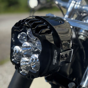 Custom Dynamics Shark Demon® Performance LED Pedestal Mount Headlight Headlamp Kits Custom Dynamics
