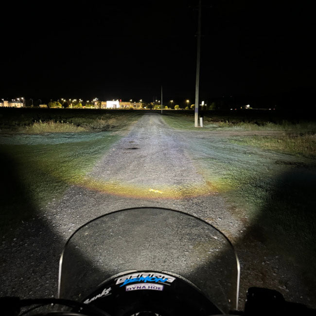 Custom Dynamics Shark Demon® Performance LED Pedestal Mount Headlight Headlamp Kits Custom Dynamics