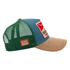 King Kerosin Country Roads cap smoke blue CAPS King Kerosin