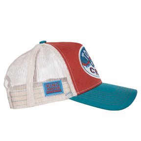 King Kerosin Tough old crow cap red&blue CAPS King Kerosin