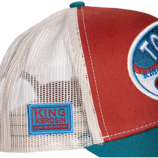 King Kerosin Tough old crow cap red&blue CAPS King Kerosin
