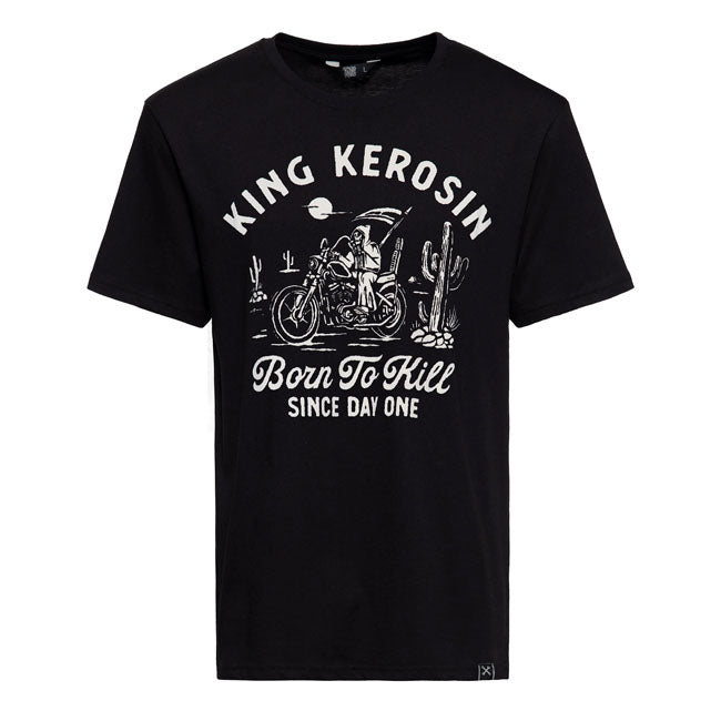 King Kerosin Born to kill t-shirt black T-SHIRTS King Kerosin