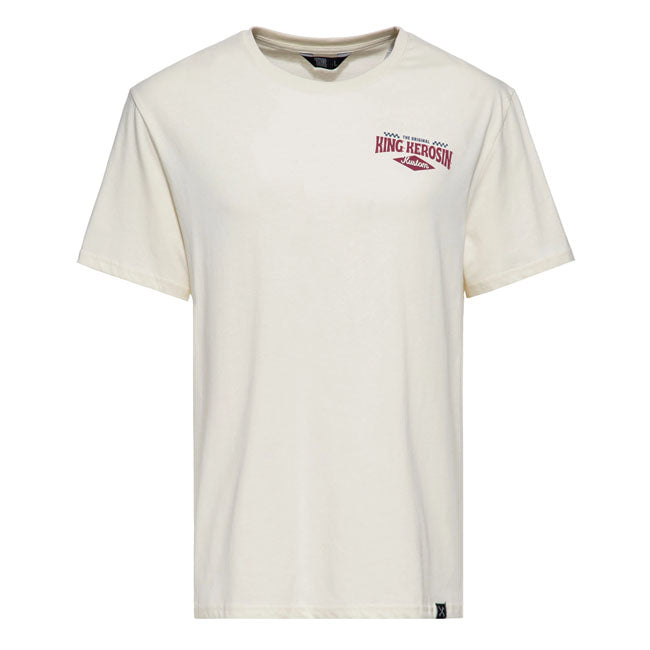 King Kerosin Hot Rod Service t-shirt offwhite T-SHIRTS King Kerosin