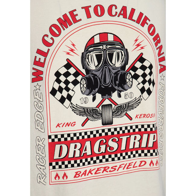 King Kerosin Welcome to California t-shirt offwhite T-SHIRTS King Kerosin