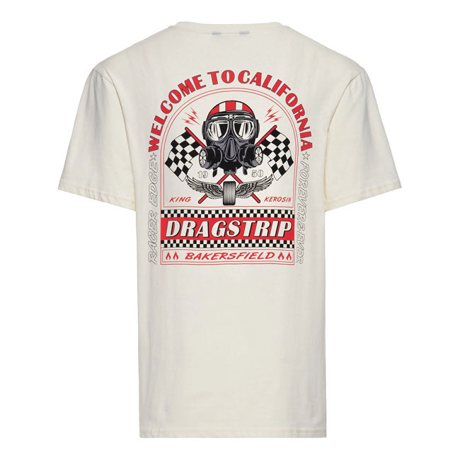 King Kerosin Welcome to California t-shirt offwhite T-SHIRTS King Kerosin