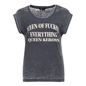 Queen Kerosin Queen of everything t-shirt anthracite T-SHIRTS King Kerosin