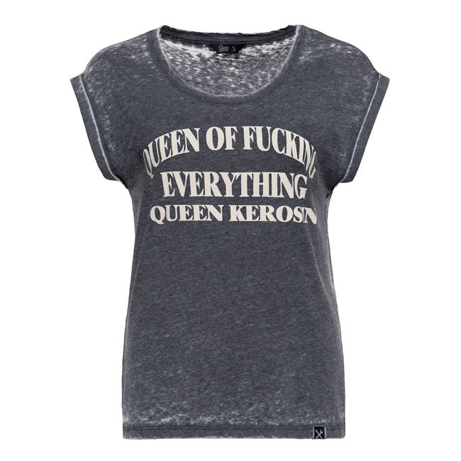 Queen Kerosin Queen of everything t-shirt anthracite T-SHIRTS King Kerosin