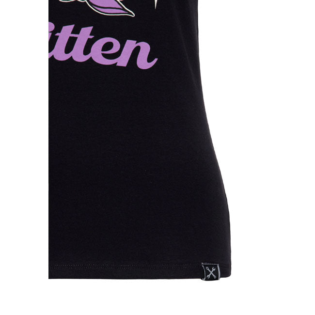 Queen Kerosin Rockabilly Kitten t-shirt black T-SHIRTS King Kerosin