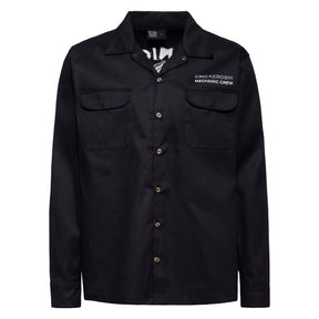 King Kerosin Mechanic Crew shirt black SHIRTS King Kerosin