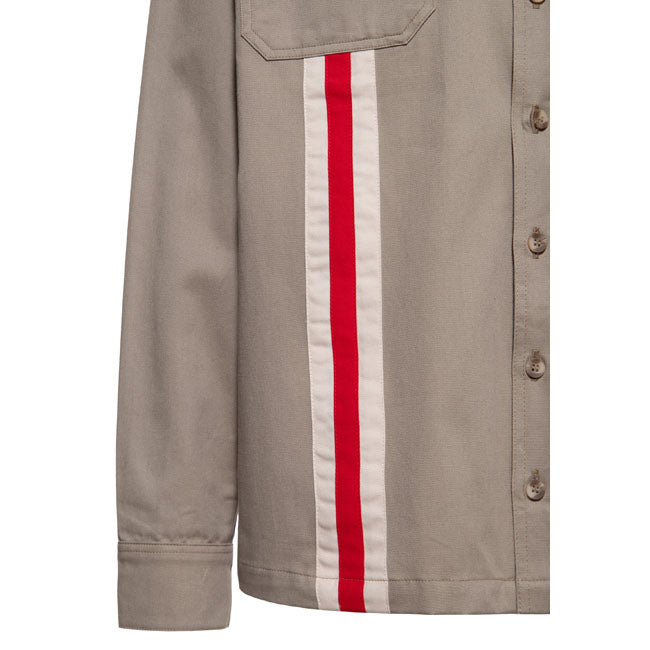 King Kerosin Motorstate shirt khaki SHIRTS King Kerosin