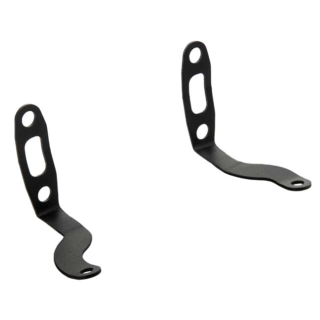Rick''s Motorcycles, turn signal brackets Atto front. Black TURN SIGNALS MOUNTS Rick''S Motorcycles