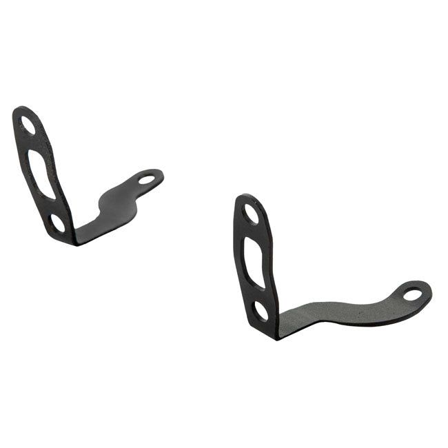 Rick''s Motorcycles, turn signal brackets Atto front. Black TURN SIGNALS MOUNTS Rick''S Motorcycles