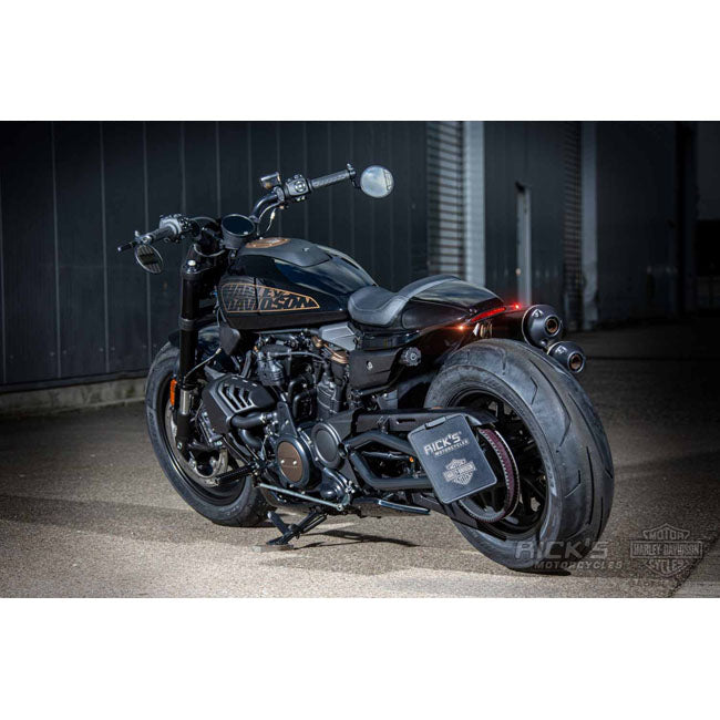 Rick''s Motorcycles, turn signal bracket kit Atto rear. Black TURN SIGNALS MOUNTS Rick''S Motorcycles