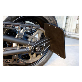 *14 DAYS EXTRA TRANSIT TIME* Rick''s Motorcycles, side mount license plate bracket. Black LICENSE PLATE BRACKETS Rick''S Motorcycles