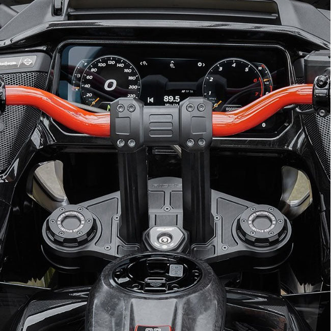 Rick''S Motorcycles, Clubstyle Touring Riser Kit 8.5". Black Risers Rick's Motorcycles