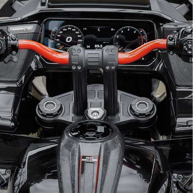 Rick''S Motorcycles, Clubstyle Touring Riser Kit 11.5". Black Risers Rick's Motorcycles