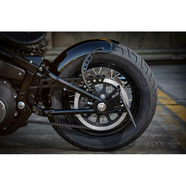 *14 DAYS EXTRA TRANSIT TIME* Rick''s Motorcycles, side mount license plate kit short Black LICENSE PLATE HOLDERS Rick''S Motorcycles
