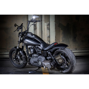 *14 DAYS EXTRA TRANSIT TIME* Rick''s Motorcycles, side mount License plate bracket short LICENSE PLATE HOLDERS Rick''S Motorcycles