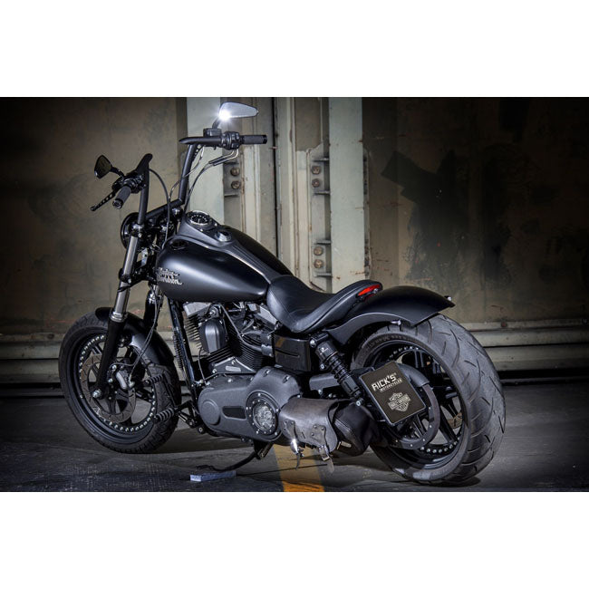 *14 DAYS EXTRA TRANSIT TIME* Rick''s Motorcycles, side mount License plate bracket short LICENSE PLATE HOLDERS Rick''S Motorcycles