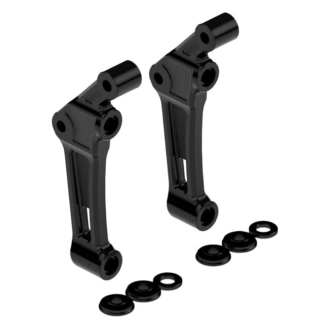 Rick''S Motorcycles, Clubstyle Brake Caliper Adapter. Black Brake Caliper Brackets Rick's Motorcycles