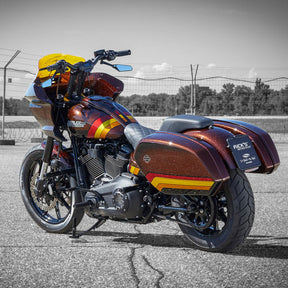 Rick''S Motorcycles, Clubstyle Crashbar Rear. Black Engine Guards Rick's Motorcycles