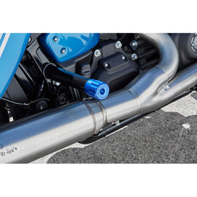Rick''S Motorcycles, Clubstyle Crashbar End Caps. Blue Engine Guards Rick's Motorcycles