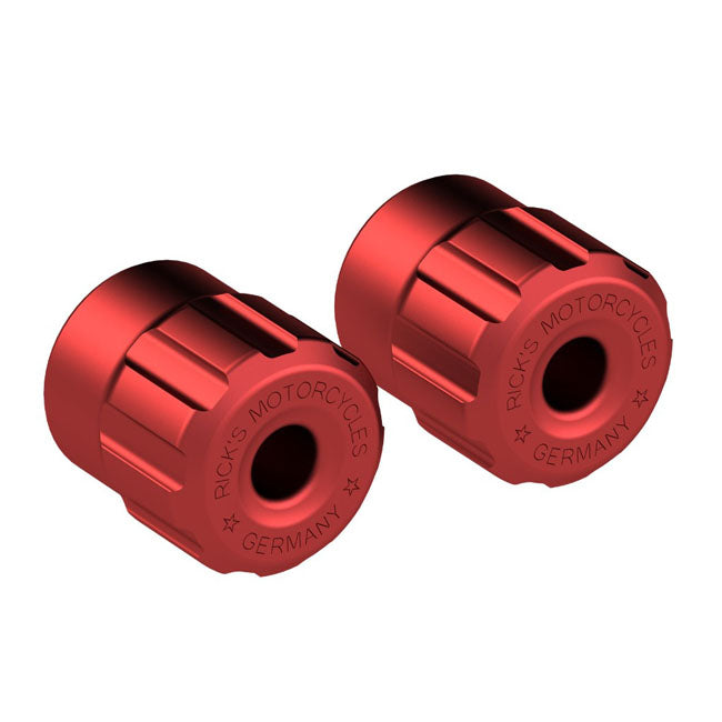 Rick''S Motorcycles, Clubstyle Crashbar End Caps. Red Engine Guards Rick's Motorcycles