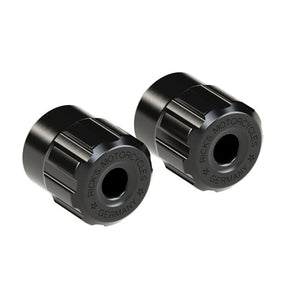 Rick''S Motorcycles, Clubstyle Crashbar End Caps. Gloss Black Engine Guards Rick's Motorcycles