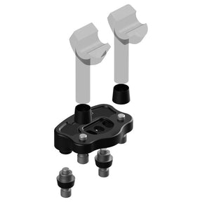 Rick''S Motorcycles, Clubstyle Riser Relocation Plate 40mm Risers Rick's Motorcycles