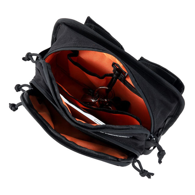 Rick''S Motorcycles, Clubstyle Handlebar Bag. Black Bags Rick's Motorcycles