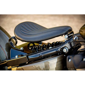 Rick''S Motorcycles, Bobber Solo Seat. Kit. Black Fender Rear Rick's Motorcycles