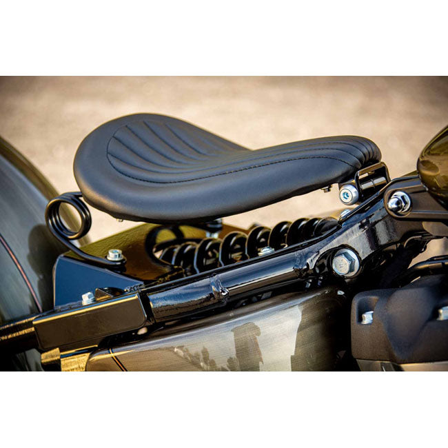 Rick''S Motorcycles, Bobber Solo Seat. Kit. Black Fender Rear Rick's Motorcycles